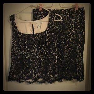 White House/Black Market lace set